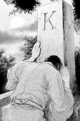 #漫画やアニメの正気かと思ったシーン
_人人人人人_
> Kの墓 <
‾Y^Y^Y^Y^Y^‾ 