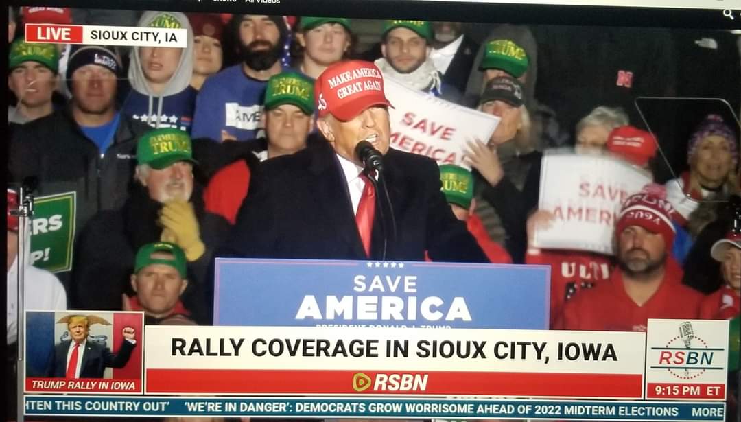 Aye_NeWin's tweet photo. Great to hear President Trump hinted that he is very, very likely to run again. Actually, he should not have to run because he won in 2020 but fake news covered up the stolen election story. https://t.co/uQQEtHWB2q