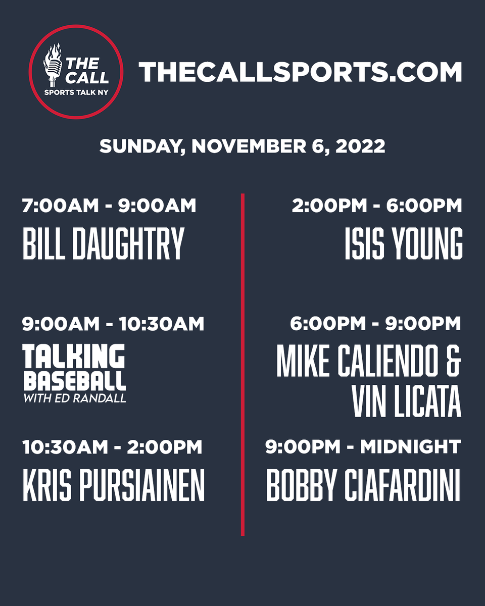 The Call Sports Talk NY tweet media