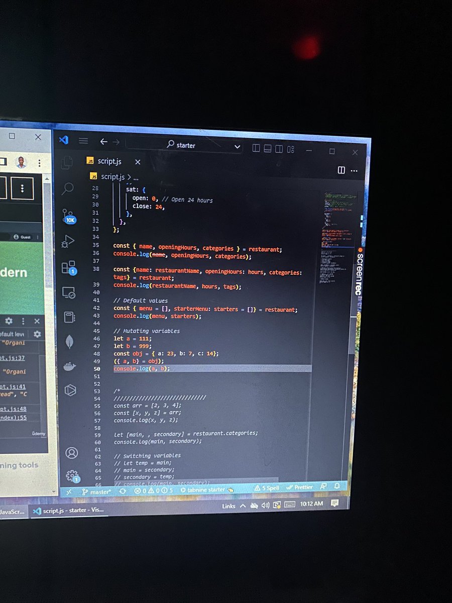 Learning JavaScript 

#100daysofcodingchallenge