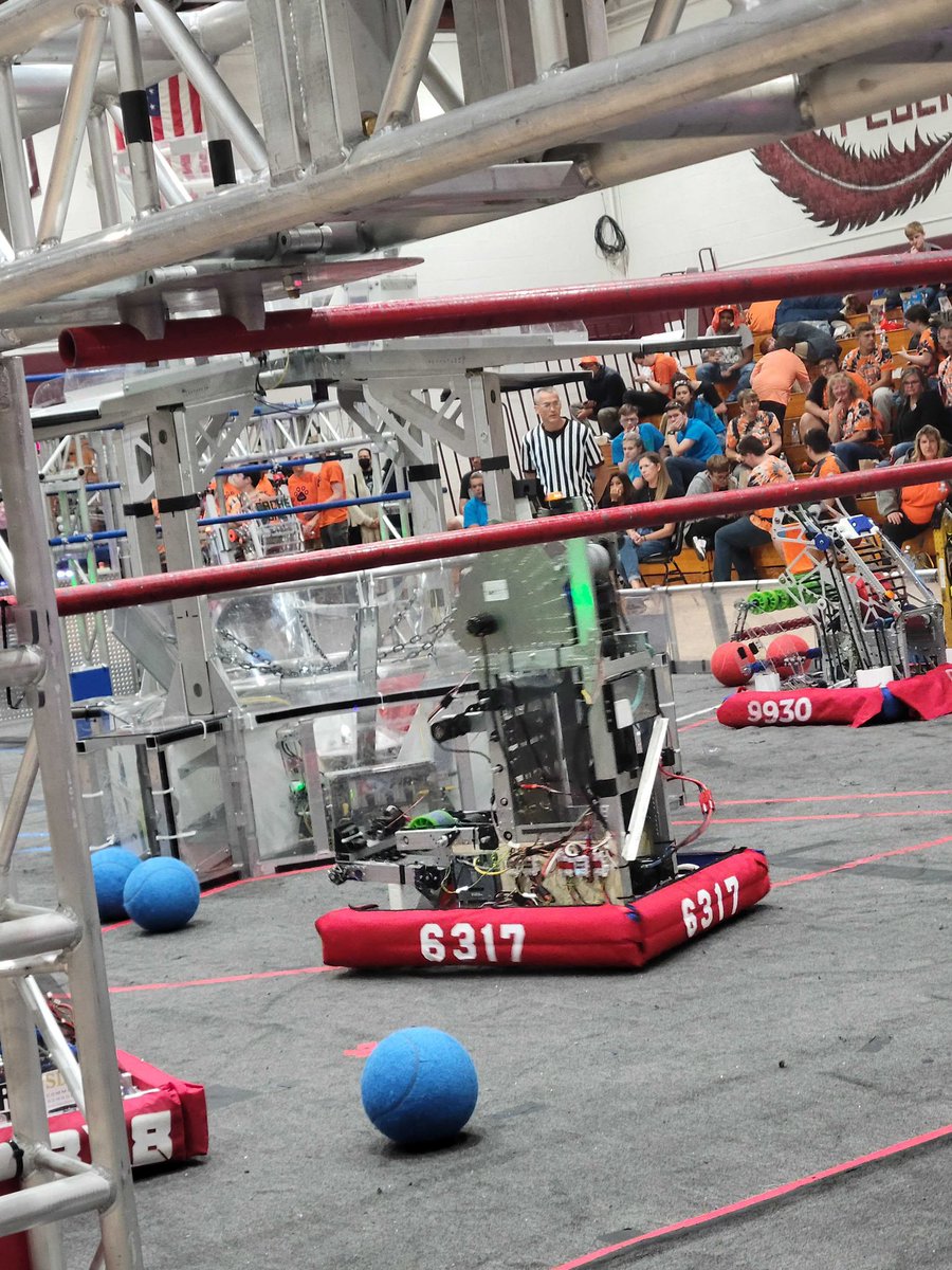 Going into the playoffs with our alliance  team 1736 and 7657!!! Good luck team!