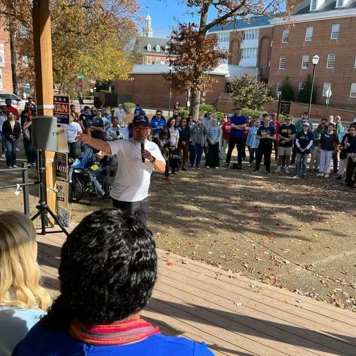 MikeJRogers4's tweet photo. Current situation: attending a rally/door knock in support of CE Pittman,  D30, D33 and all of the Courthouse candidates in Annapolis! 

Don’t forget to vote for candidates up and down the entire ballot!
#BlueIn2022 #LetsGo! https://t.co/7RO2QJAZ1v