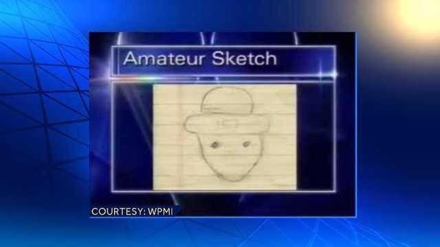 HiersAshley's tweet photo. Clemson football team releases sketch of the suspect in the absolute butt whooping they experienced tonight. #wheredagoldat https://t.co/f1aY5cCRMc