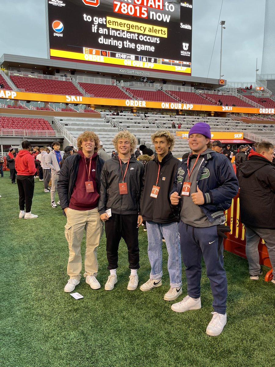Copper Hills High School Football (@copperhillsfb) on Twitter photo Thank you <a href="/Utah_Football/">Utah Football</a> for having some of our recruits out tonight. Even with all the rain, it’s been a fun night! #GoUtes Thank you <a href="/Utah_Football/">Utah Football</a> for having some of our recruits out tonight. Even with all the rain, it’s been a fun night! #GoUtes
