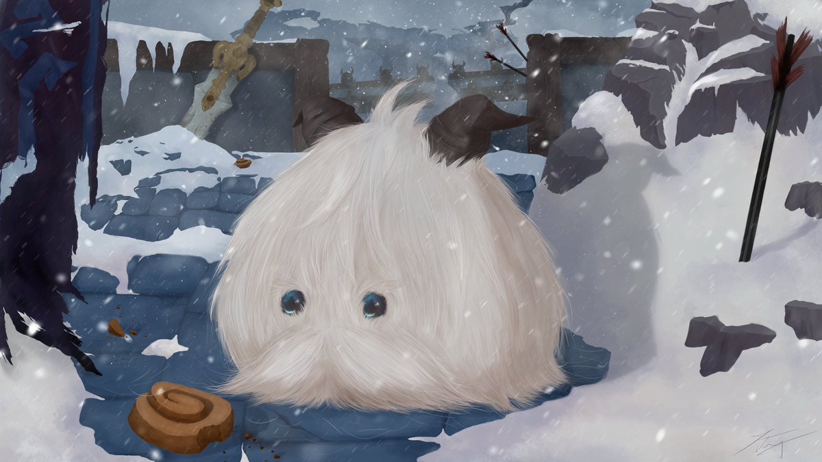 melanalgia's tweet photo. Poro on the Howling Abyss - Fan Art

#leagueoflegends #lol #poro #fanart #digitalart #snowy https://t.co/UyGgagmQDo