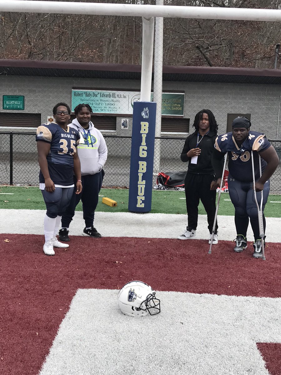 Had a great time at Bluefield State today, thank y’all <a href="/BigBlue_FB/">Bluefield State University Football</a> <a href="/CoachCoax17/">Tony Coaxum</a> <a href="/CoachJeffGerzog/">Jeff Gerzog</a> for having us! <a href="/BaconOl/">Coach Bacon_OL-DL</a> <a href="/TheGMHSFootball/">The Garner High School Football</a>