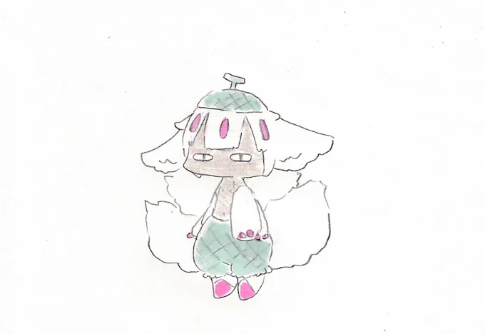メロンの日のそす子。#イラスト #メイドインアビス 