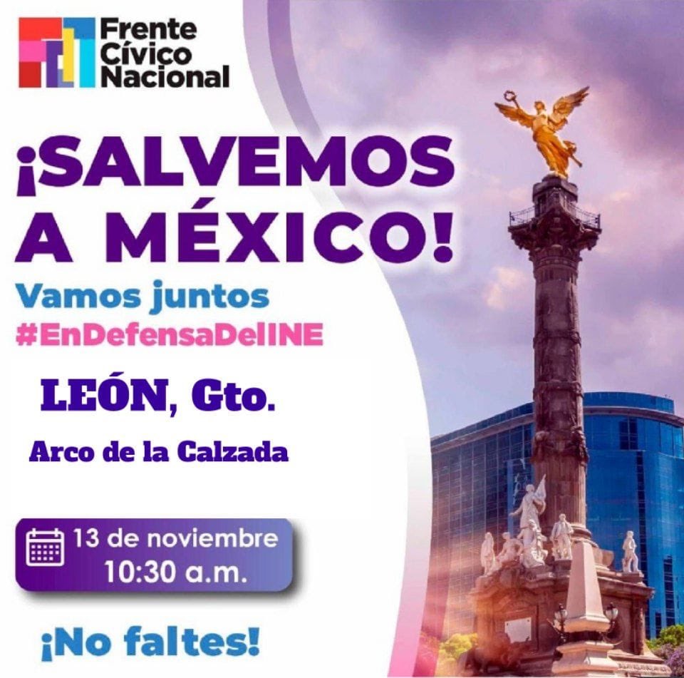SocCivilMx's tweet photo. Invitación #León https://t.co/yFg2bn07nK