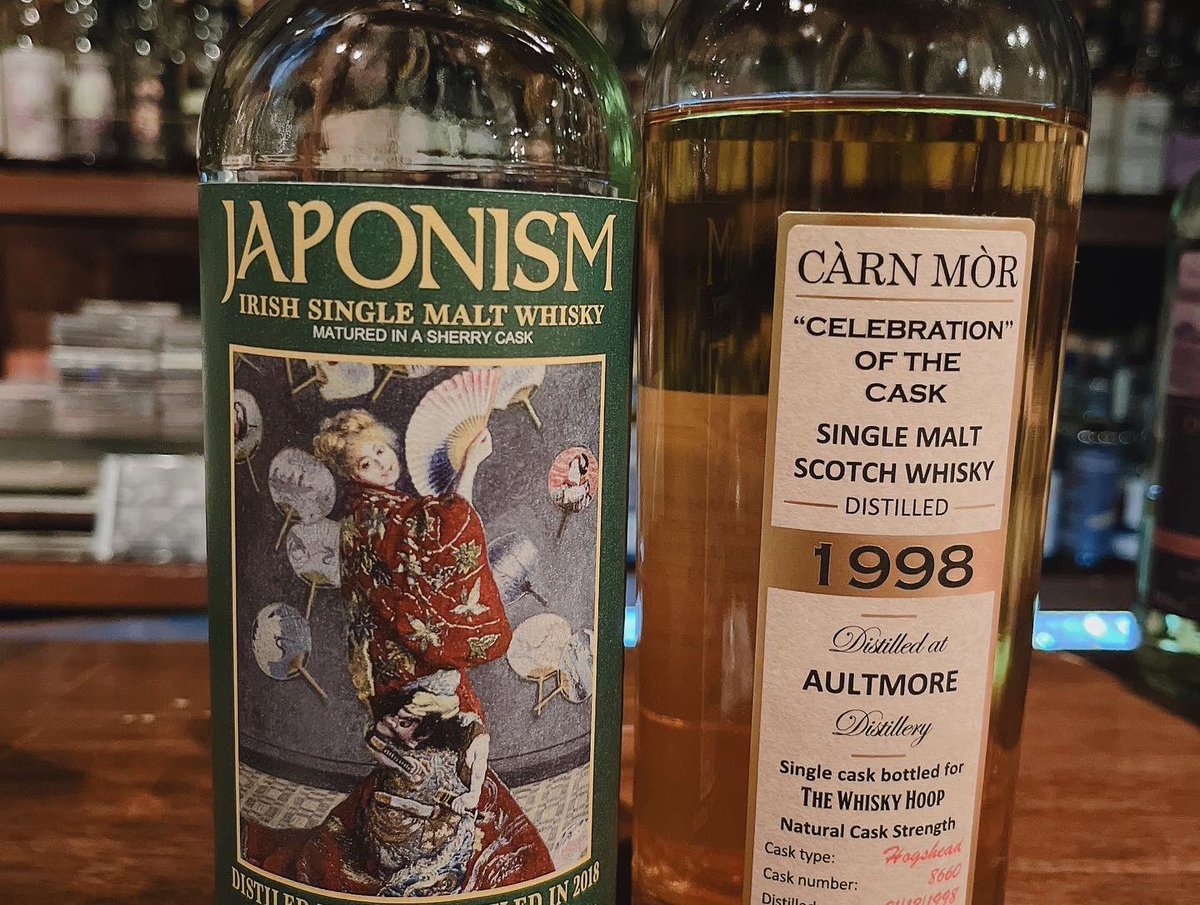 samy_amn's tweet photo. Whiskey Hoopのオルトモア、ザンジバー×信濃屋のアイリッシュ、どちらも美味しい

#barsmoky #aultmore #irishwhiskey 

https://t.co/vRWBRImedf https://t.co/VCeVgNPQBy