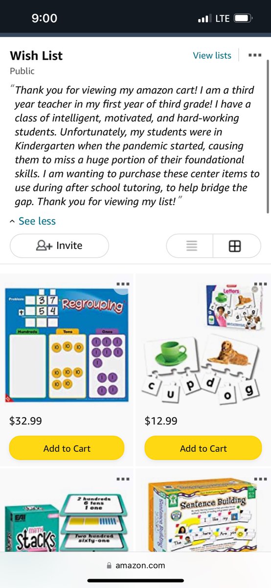 SavannahTeach's tweet photo. https://t.co/ca5UfmDQx3
Help me bridge the gap! #clearthelist #adoptaclassroom #teacher # amazon #School #ThirdGrade #Donate https://t.co/nuPodMukE8