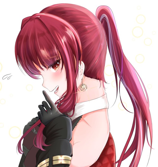 #マリンのお宝
「に、似合ってますか...?」 