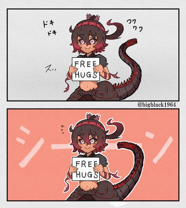 プチbuzzしたので宣伝

ゴジラの擬人化ちゃん達を中心にお絵描き活動を行っています!
怪獣形態も描いているので、よろしければメディア欄やpixivをご覧下さいませ🍀
https://t.co/r04cOrsJo1 