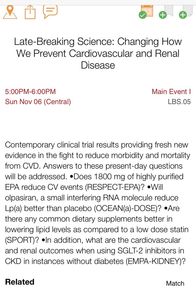 dramitkhera's tweet photo. Hey #preventionists and #lipidologists - will an EPA only OM3FA lower CVD events? Whatโs the effect of Lpa siRNA Q12-24wks? Do SGLT2i lower renal/CVD events in CKD? Do supplements have LDL-C lowering effects? Come find out at LBS5 tomorrow! @RangaswJ @kershawpatel #aha22 https://t.co/ctsbQmCFRk
