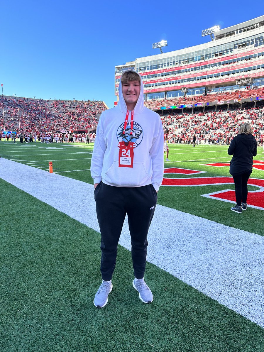 Thanks @SeanDillonNU and @HuskerFBNation for the invite to the game today. Had a great time in Lincoln! <a href="/ENHS_Football/">Elkhorn North Football</a>