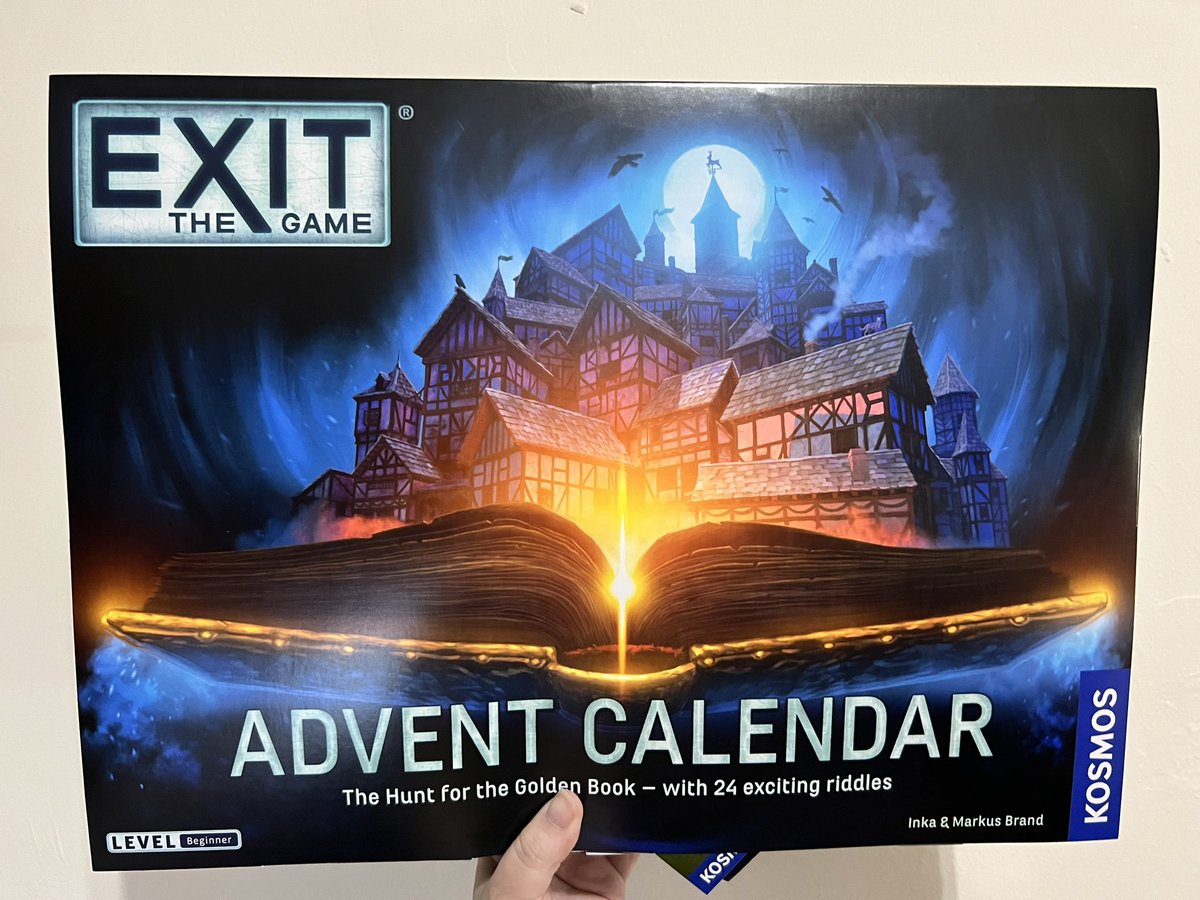 I’m not one to rush the holidays, but I can’t wait to start on my <a href="/ThamesAndKosmos/">Thames & Kosmos</a> Exit the Game advent calendar. Roll on December 1st!! #ExittheGame #ExittheGameAdventCalendar #adventcalendar