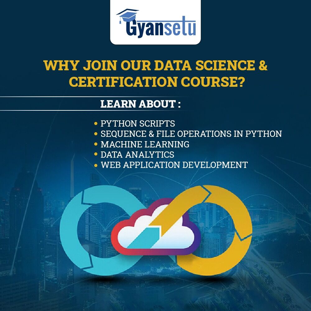 iClass_Gyansetu's tweet photo. Data Science is the need of the hour and it is the future. Be job ready in no time by learning through real-time industry scenarios and clear interviews, only at Gyan Setu.
#datascience #python #machinelearning #webdevelopment
#dataanalytics #dataanalysist #gyansetu https://t.co/tcUm7wVdZM