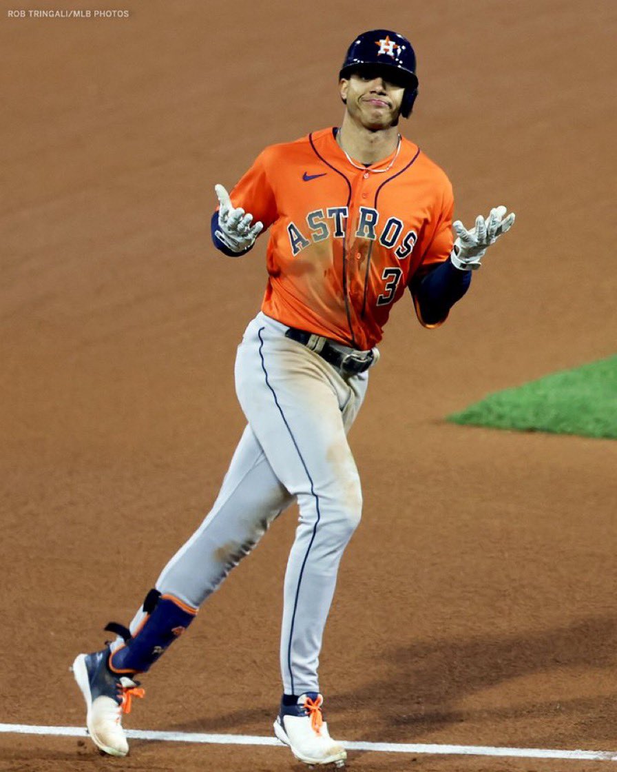 OfficialCCBL's tweet photo. 2017: Astros win first #WorldSeries in franchise history and Jeremy Peña plays for the @ChathamAnglers 

2022: Jeremy Peña is named #WorldSeries MVP as Houston wins their second title 🤯 https://t.co/Npv50WTSoG