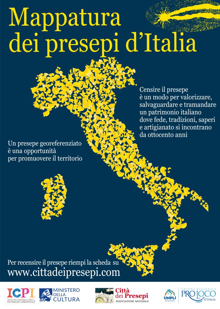 Censire, mappare, georeferenziare i presepi d'Italia. Parte l'iniziativa dell'Associazione Nazionale Città dei Presepi e del Ministero della Cultura. Vai su cittadeipresepi.com