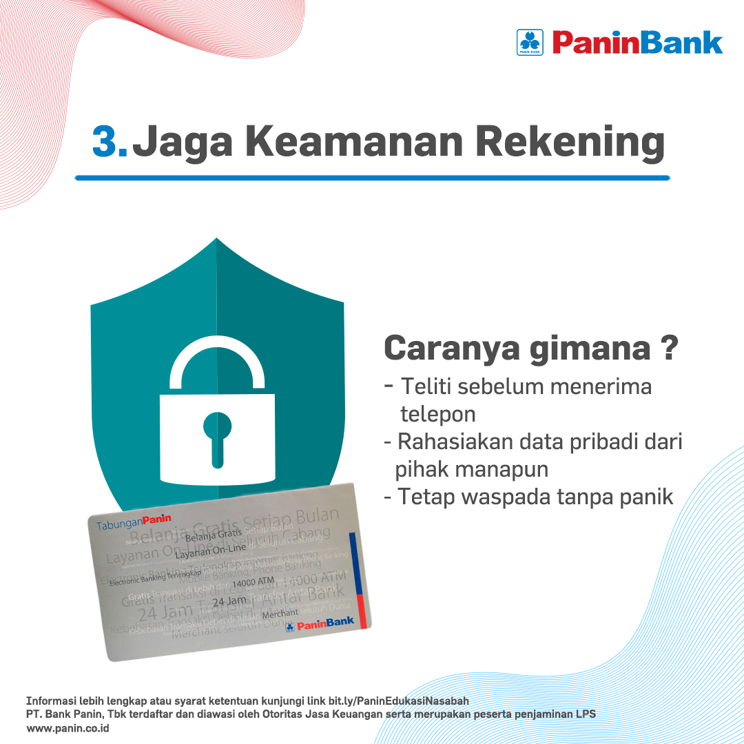 PaninBank's tweet photo. Tips nomor 3 bikin terkejut! Penasaran? Langsung geser kiri aja!
Yang selalu menerapkan tips nomor 3 coba absen di kolom komentar! Info lengkap kunjungi https://t.co/V1NLLX06NG!
#PaninBank #TipsPanin #EdukasiNasabah https://t.co/k7OMzWbUFN