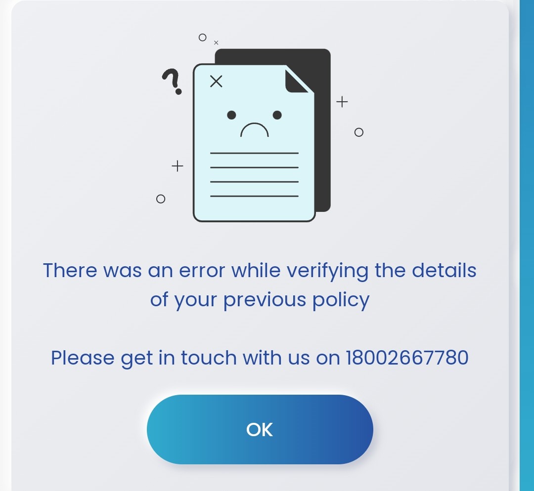 khambadkone's tweet photo. @TataAIGMotor Unable to renew payment.  Get attached error when paying online, and your IVR support number disconnects after choosing Pay Online option. If you are unable to accept payments, worried how you will entertain claims. https://t.co/TsxjJczzBS