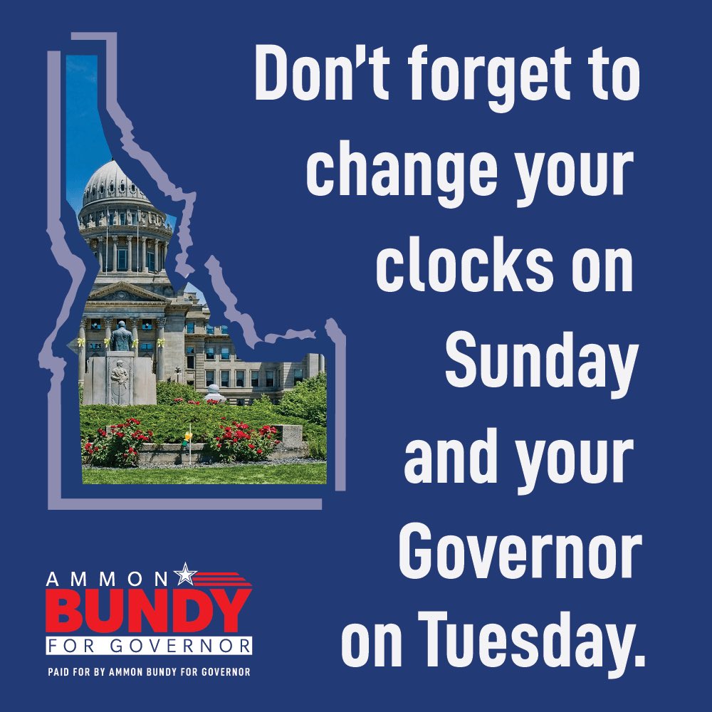 RealABundy's tweet photo. Just a reminder…

#votebundy #keepidahoidaho https://t.co/vdBvj3XLeu