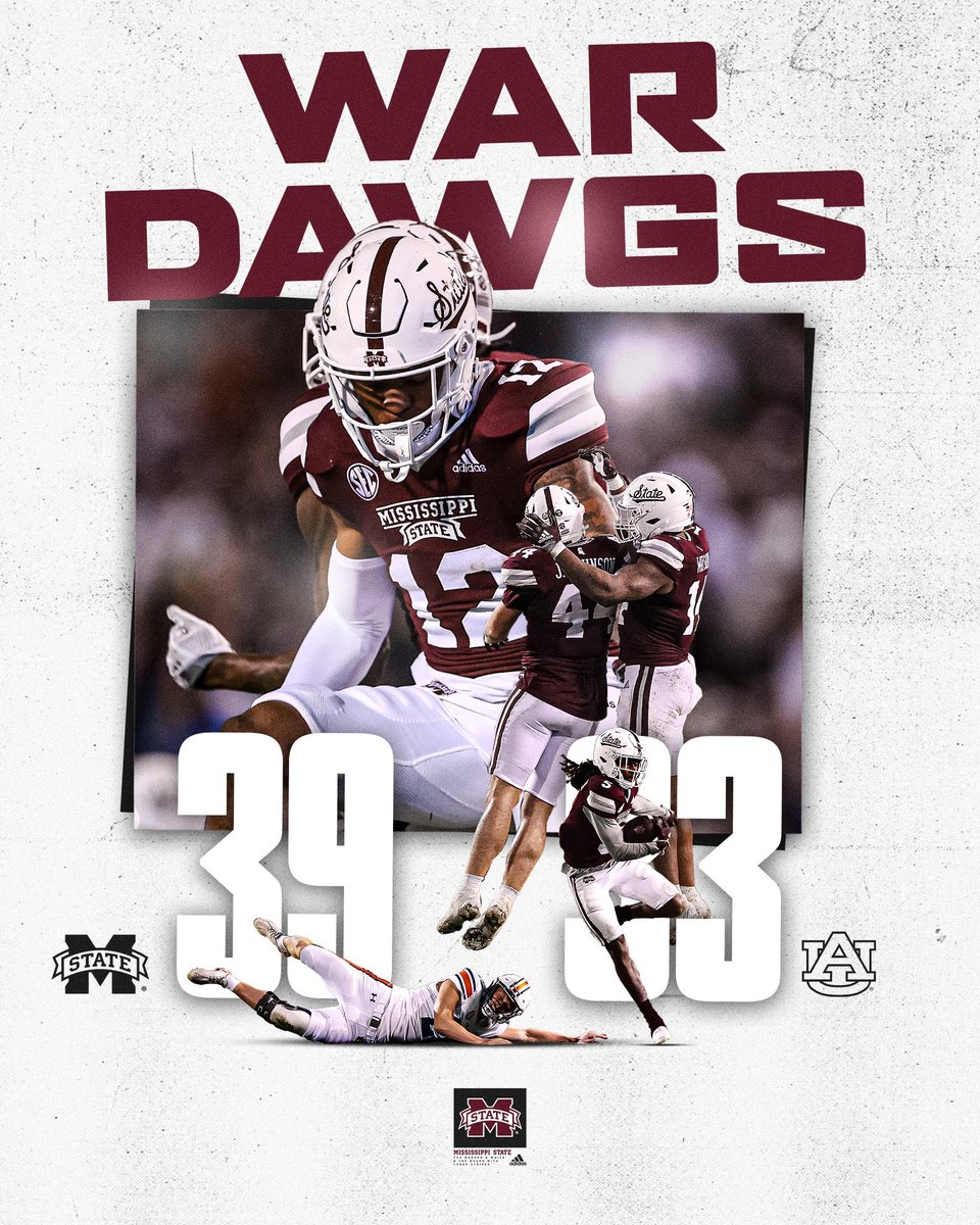 HailStateFB's tweet photo. 𝗗𝗔𝗪𝗚𝗦 𝗢𝗡 𝗧𝗢𝗣‼️‼️‼️

#HailState🐶 https://t.co/MbJzufPzeQ