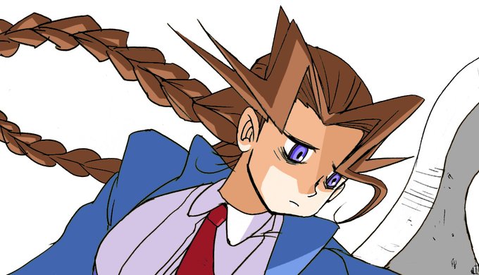 アニタ途中。何気なく描いた前髪が遊戯王みたいだったので、手直し。デジタルならでこそ。昔の紙だったらどうしただろう。自分だったら重ね塗りしないで切り貼りしてたかもね。 