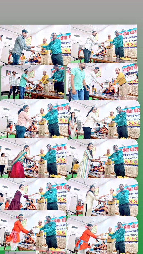 GopalaSinghMar6's tweet photo. @nssabvuCG की इकाई @dp_nss में #orientation_program रखा गया प्राचार्यो डॉ अंजू शुक्ला मैम ABVU Bilaspur समन्वयक डॉ मनोज कुमार सिन्हा सर, जिला सचिव डॉ संजय तिवारी, डॉ विमल कुमार पटेल उपस्थित @Anurag_Office @pankajsinghips @askabir_ @NSSRDBhopal @_NSSIndia @manojsinha812 @Yupesh3 https://t.co/Pqiwh2CMEt