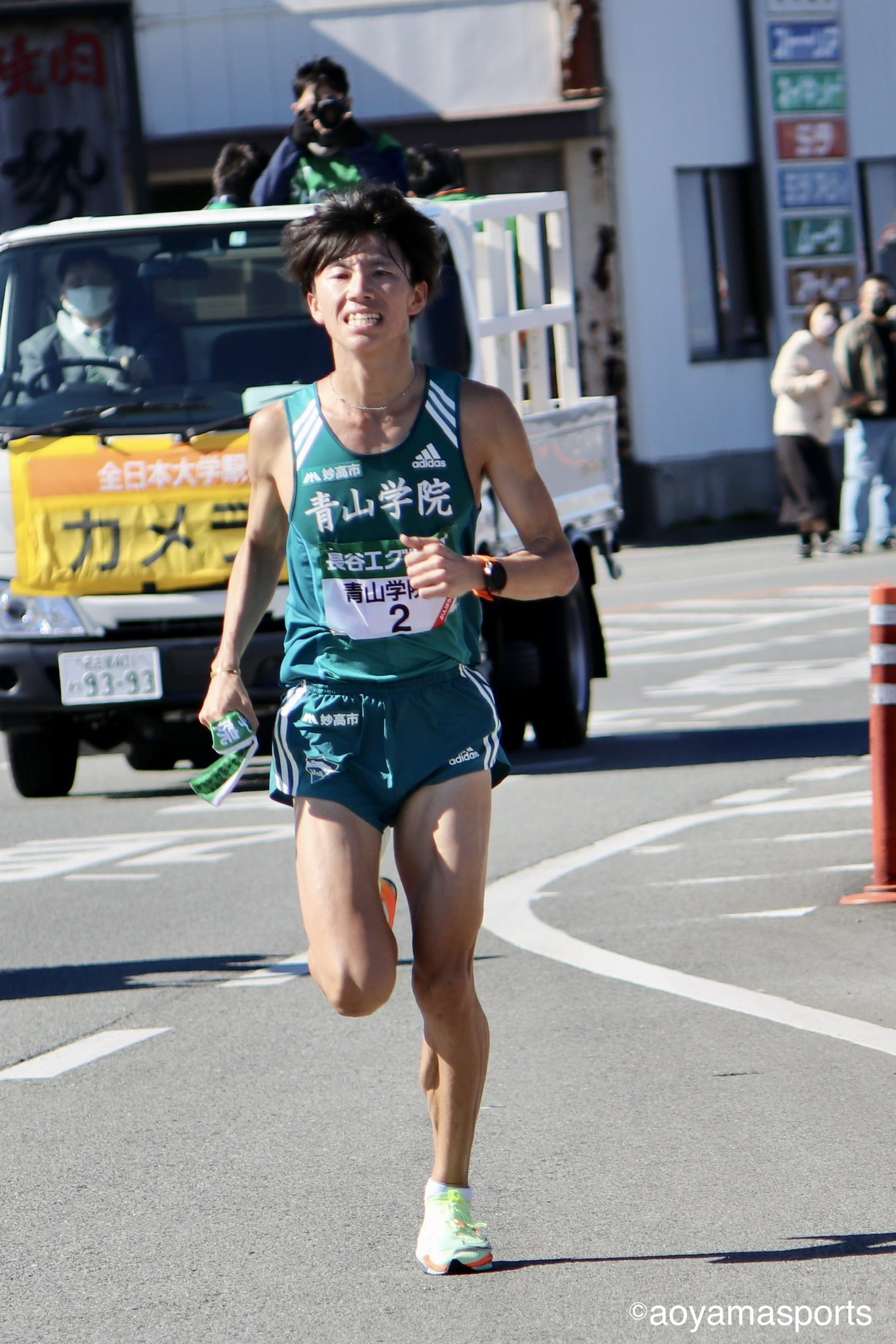アディダス・青山学院大学・コラボ・箱根駅伝優勝記念Tシャツ
