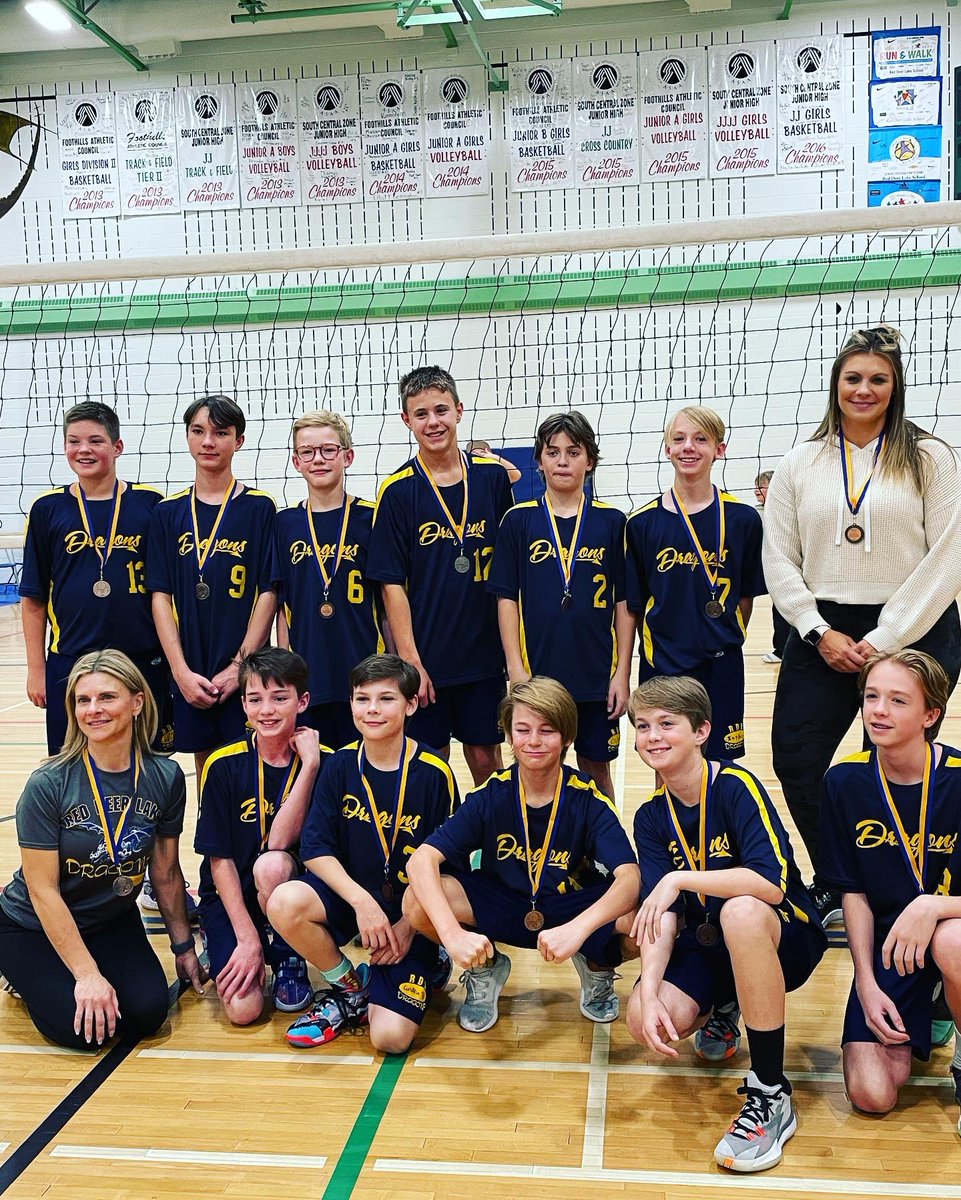 Bronze medal for our Jr. Boys’ team! Thank you to Coach Allison- you rock! Thank you to the parents and Mr. Wooldridge for all of the support this weekend.🙂<a href="/RDLschool/">Red Deer Lake School</a> <a href="/RDLCouncil/">RDL School Council</a>