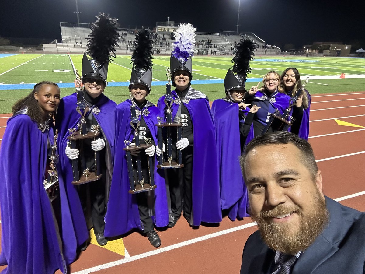 1st place Guard, Sweepstake Music performance, Sweepstakes Music Effect, Sweepstakes Percussion, and Sweepstakes Band. Great night for the cougars!!!
<a href="/RanchoHSCougars/">Principal Aikens</a> <a href="/RCMCBand/">Rancho Cucamonga Marching Cougars 🎶🐾</a> <a href="/sports_rchs/">RCHS Sports</a>
