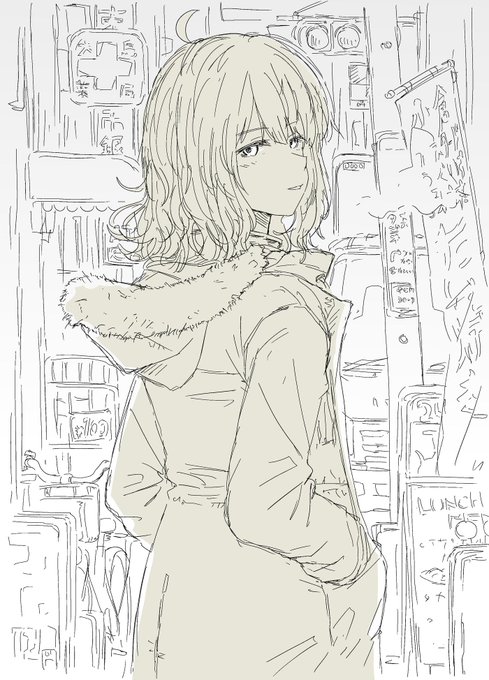 適当に描いてたら周防桃子21歳になっちゃった 