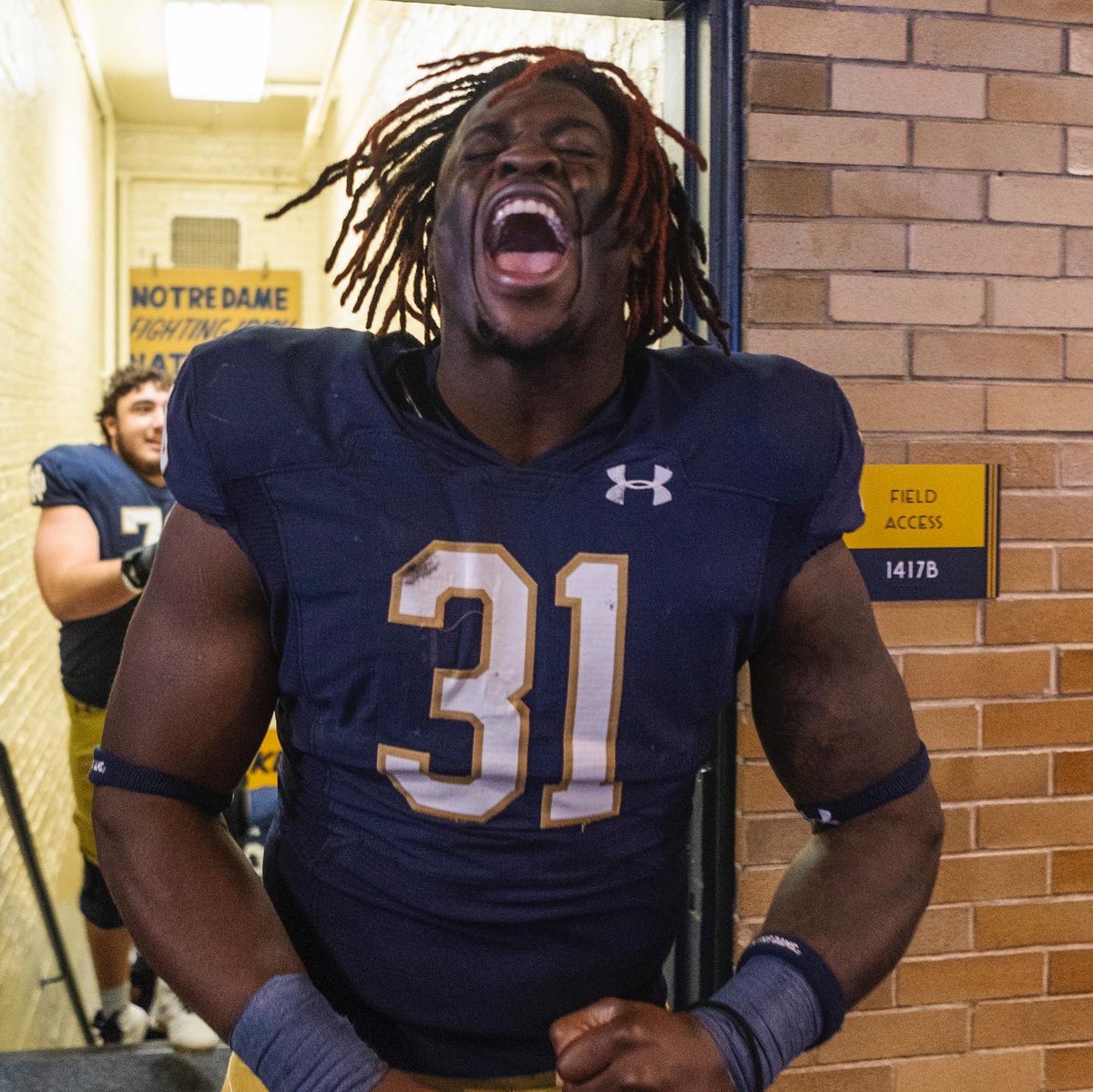 NDFootball's tweet photo. How you doin?

#GoIrish https://t.co/xCgalWKuPd