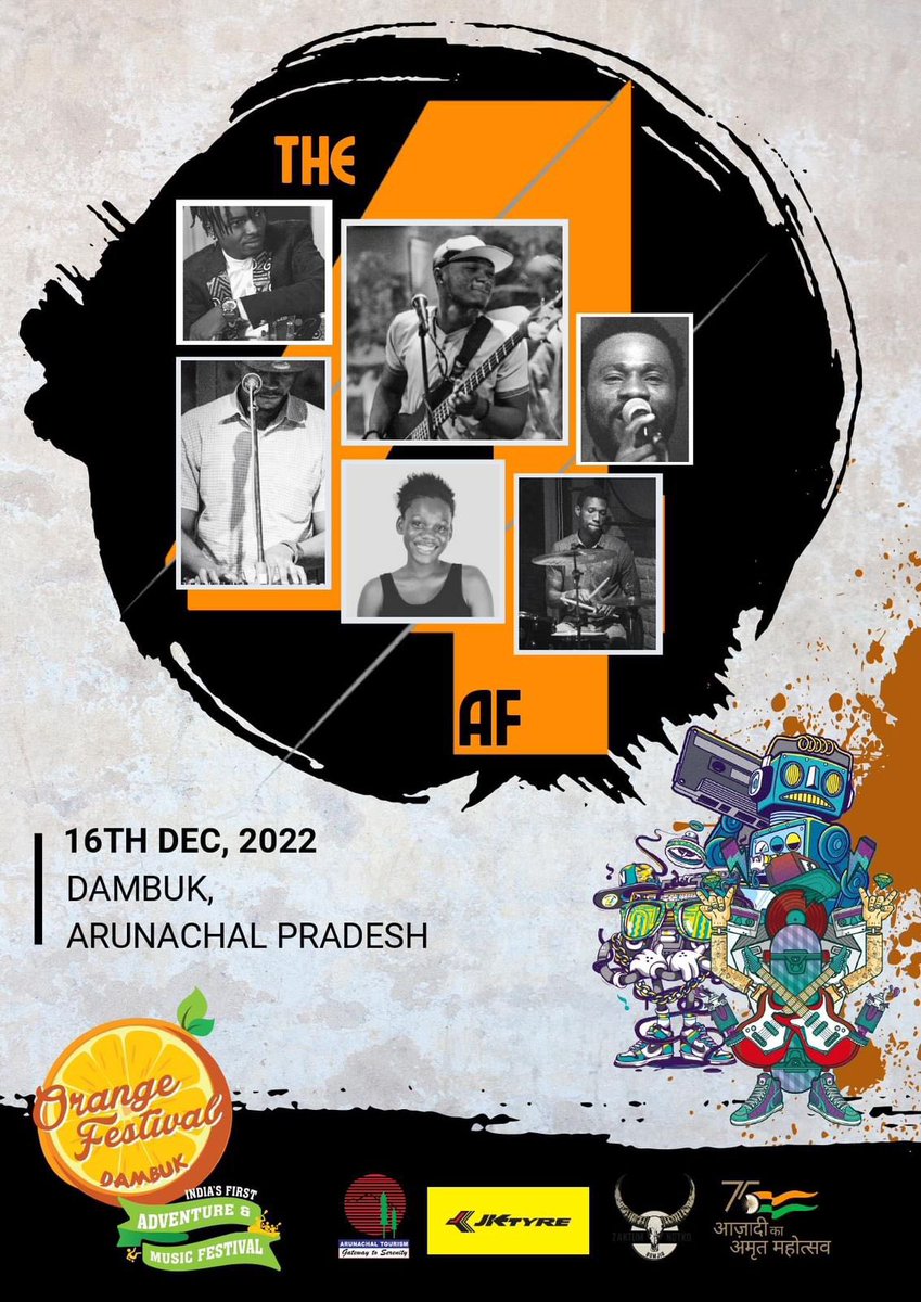 OFAM_Dambuk's tweet photo. The 4AF

The band compromises of 4 Congolese musicians based in Delhi. The members of the band are multi-instrumentalists as well as Computer Science Engineers. Th 4AF incorporate various styles of African music into their sound as well as salsa, tango, RnB and other genres. https://t.co/OTFauaRlh6