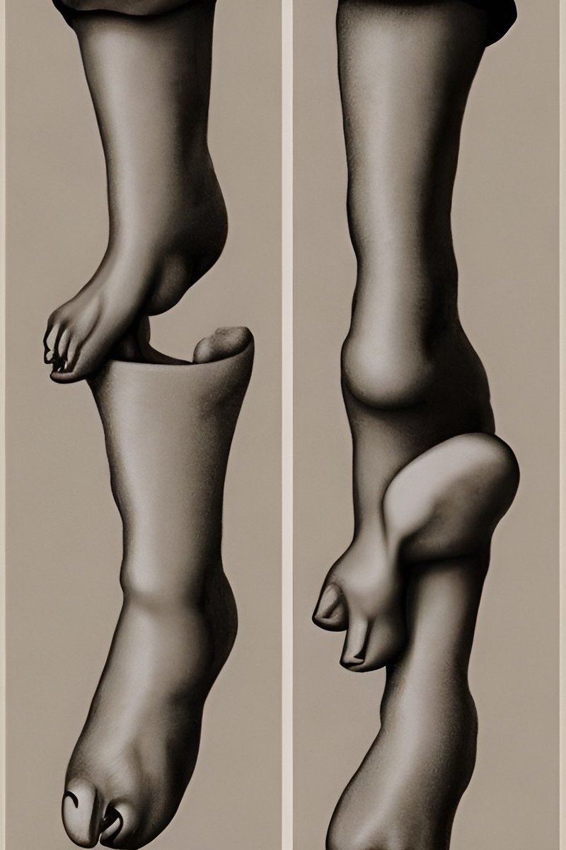 Here’s the last set of sketches. Looking forward to expanding on these works. #aiart #boundfeet #famousonmars #annaliisabenston #digitalartist #newmedia #bodydysmorphia