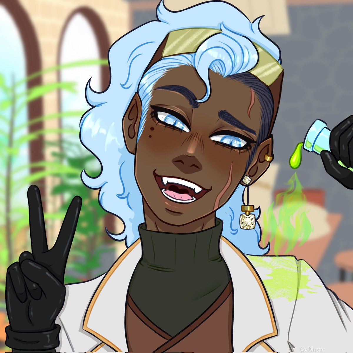 GenimKing's tweet photo. One more of my chemist Nyxie
#potionpermit https://t.co/XTuCdU0Lwo