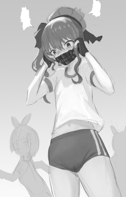 wip...

たまに描きたくなる『口だけ塞いで他は拘束しない』パターン 