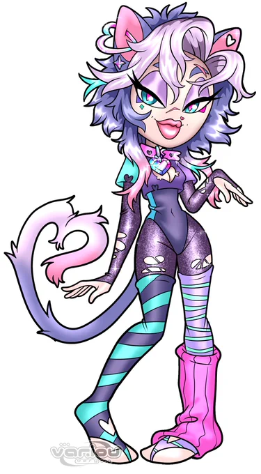 fun little bratz style art for   