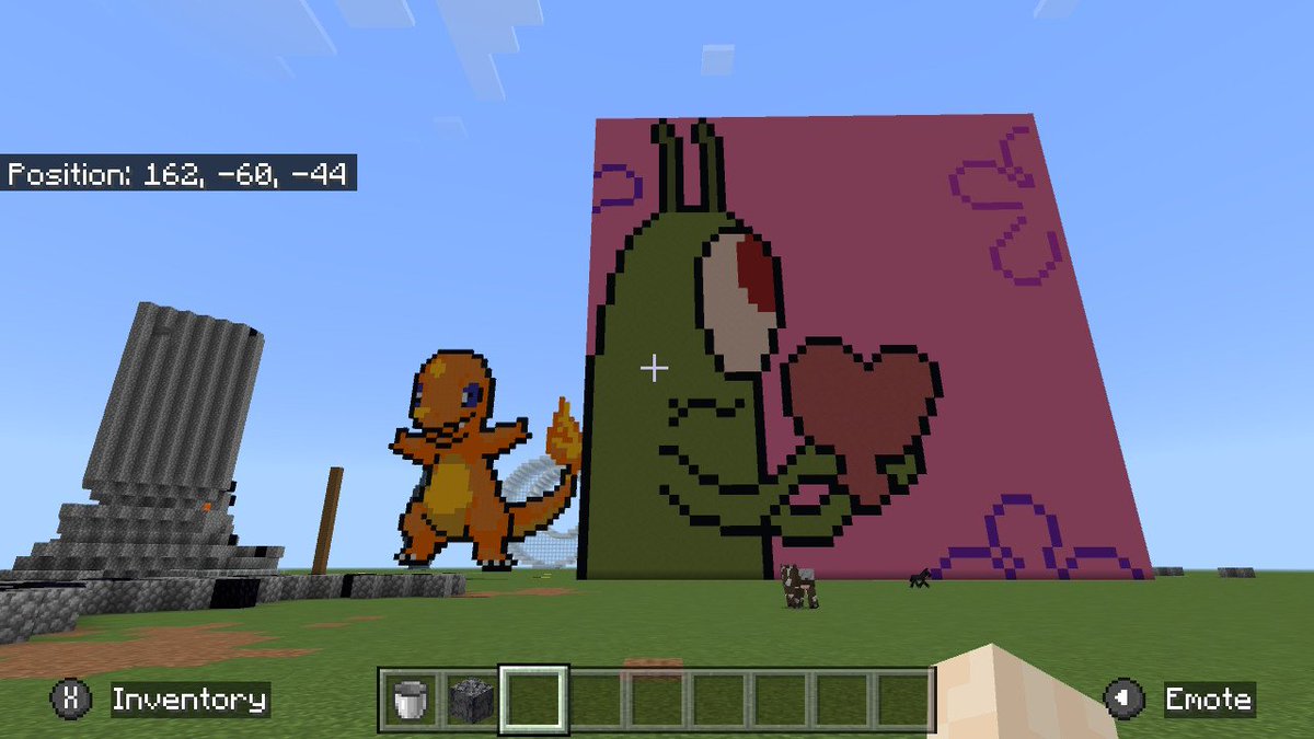 chaoticdeann's tweet photo. And on today's Minecraft random "art" add on. Here's what's new 🫣😊
 #minecraftbuilds #minecraftonly #mcpe  #minecrafter#minecrafters #minecraftbuild #minecraftpocketedition  #minecraftart #minecraftersonly  #minecraftforever #minecraftswitch #nintendoswitch #minecraftedit https://t.co/MBIoM2xATu