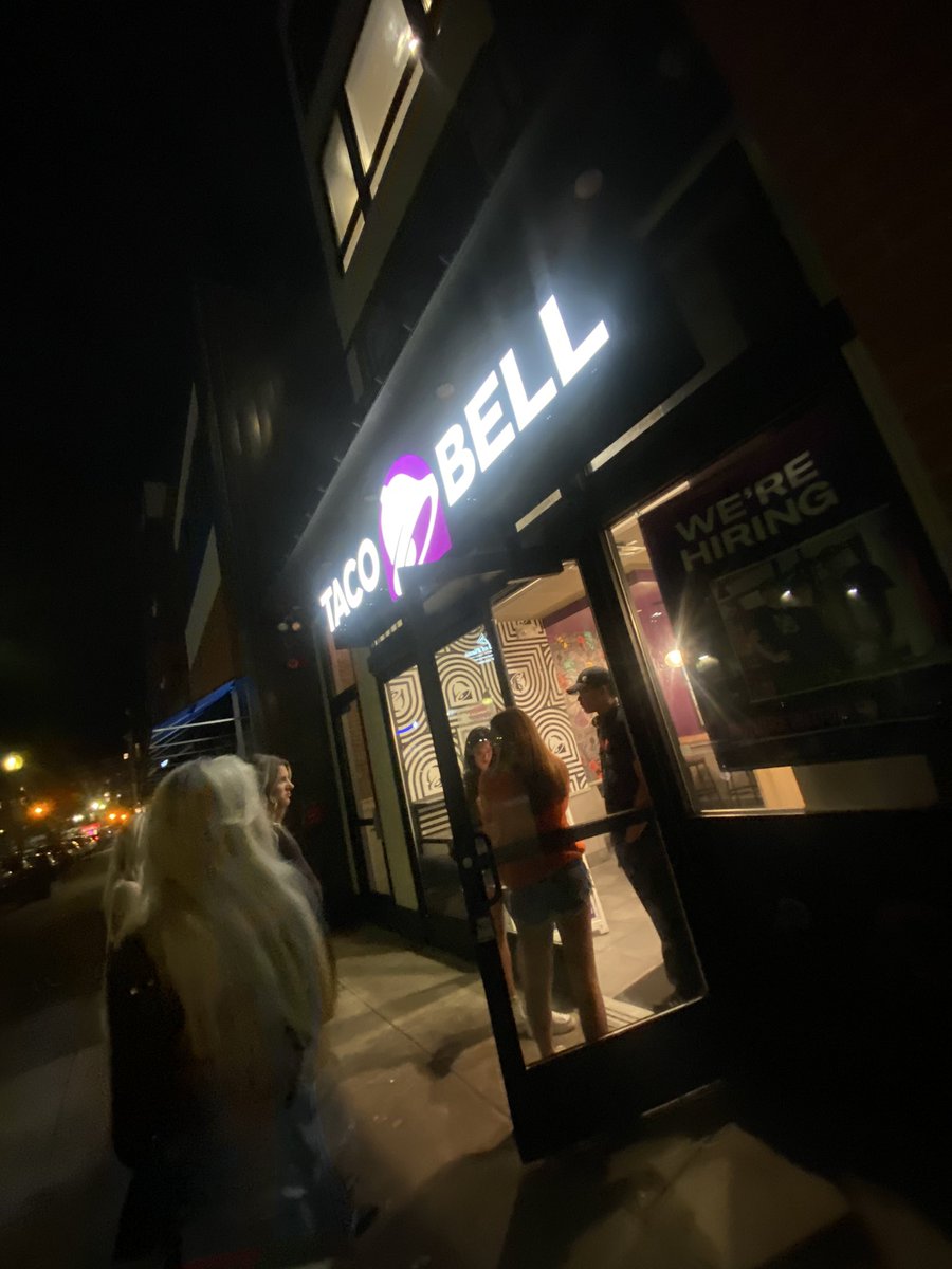 connycyc's tweet photo. @tacobell says they close at 1am but they’re not letting people order or go  at 12:15 #howdisappointing https://t.co/h8FfWlDRLL