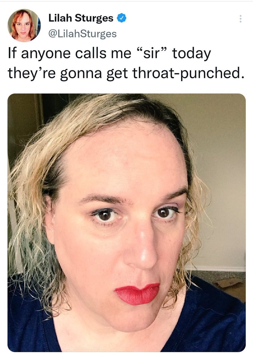 And we are just meant to let this person in our bathrooms and changing rooms are we??