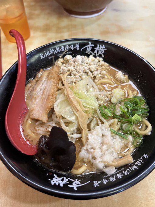 味噌ラーメンですぅ! 
