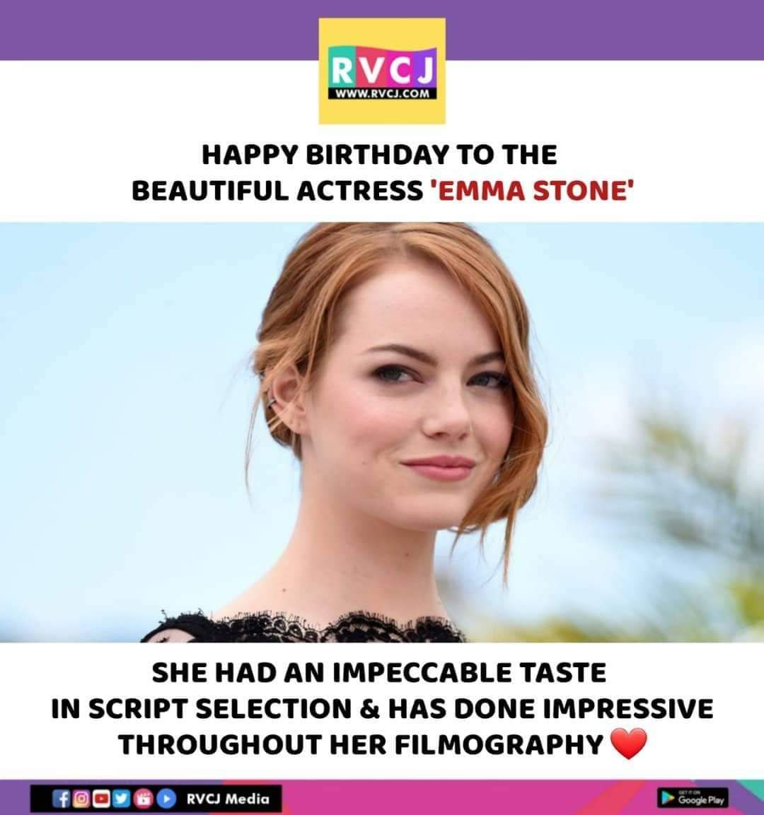 Happy Birthday Emma Stone!     