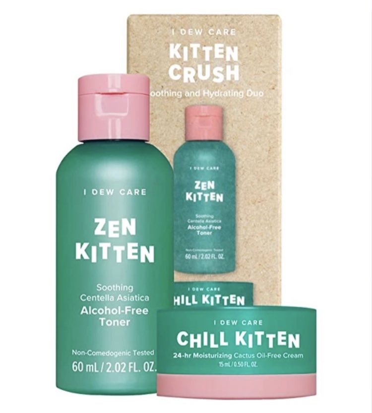 TakeTheTime_Now's tweet photo. $17.00 I Dew Care Travel Skincare Set - Kitten Crush. #Skincare #IDew #travel #traveling #skincareroutine #skincareproducts #kittenCrush Shop my selection of skincare products here 🪞🛍 https://t.co/Nk9UgjjKJp https://t.co/JS18YR4jYP