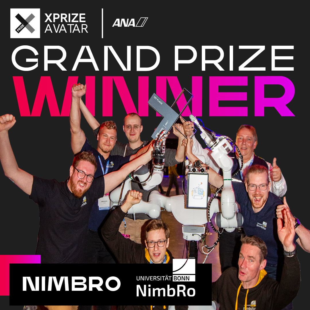 xprize's tweet image. Sci-fi became reality today. Not 1, but 3 teams succeeded in their mission to unlock human telepresence in the ANA #AvatarXPRIZE. Congratulations to all the winners on this incredible accomplishment! 🦾🏆🍾
Which avatar is your favorite?
@FlyANA_official
@avatarin_