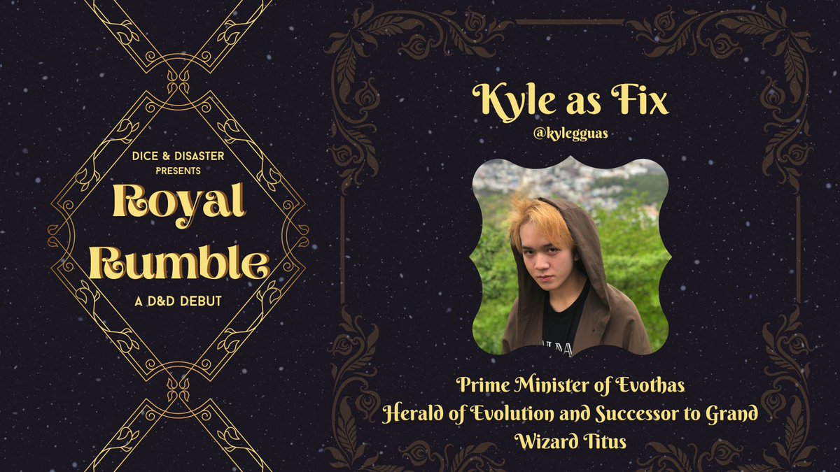 dice_n_disaster's tweet photo. Our mysterious anomaly of a man shall be played by @kylegguas. What other strange phenomena could be lurking about surrounding the events of this one? Are you willing to find out... 👑 https://t.co/bYQbft6nfE