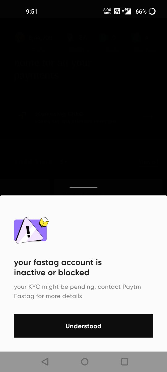 sharma_vine12's tweet photo. @Paytm My fastag is blocked I can't do recharge https://t.co/kPTXIEusuU