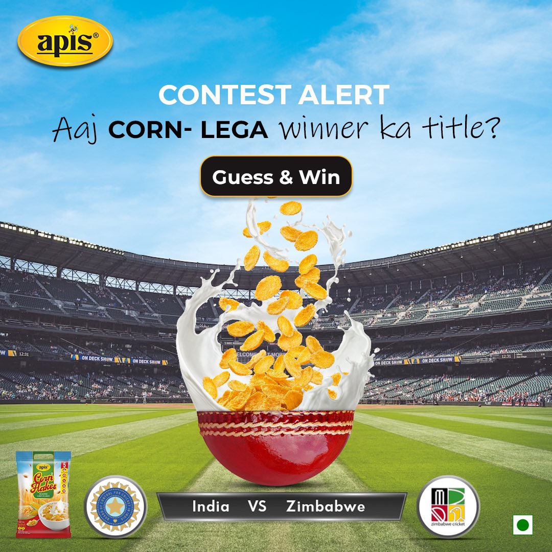 #ContestAlert 
Are you all excited for today’s match?

Participate in the contest and win an amazing gift hamper.
1.Follow us
2.Use #ApisIndia #T20WorldCup 
3.Share your entries before match ends to qualify.

 #ApisIndia #Contest #WorldCupIndia 
#INDvsZIM