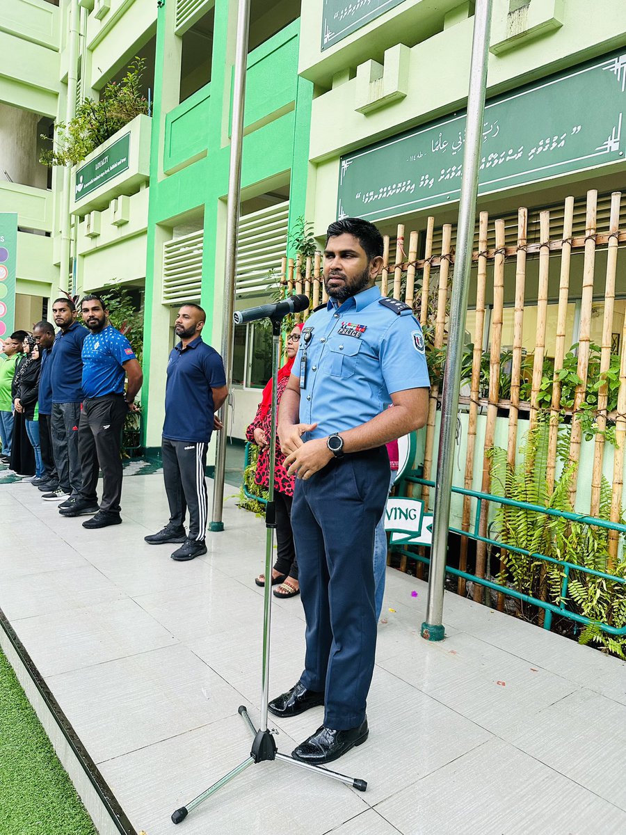 kalaafaanu_mv's tweet photo. Traffic Monitors One Day Training Camp. 
Thank you Road Police - MPS for conducting the Traffic Monitors training programme for our students.

#PoliceMv
#RoadPoliceMv
#RoadSafety
#Rakka2022
#TrafficMonitorsMv
#Amalundhakkaanan
@MoEdumv @aisthly @rah8121 @TrafficPoliceMv @PoliceMv https://t.co/28nNQVCGE4