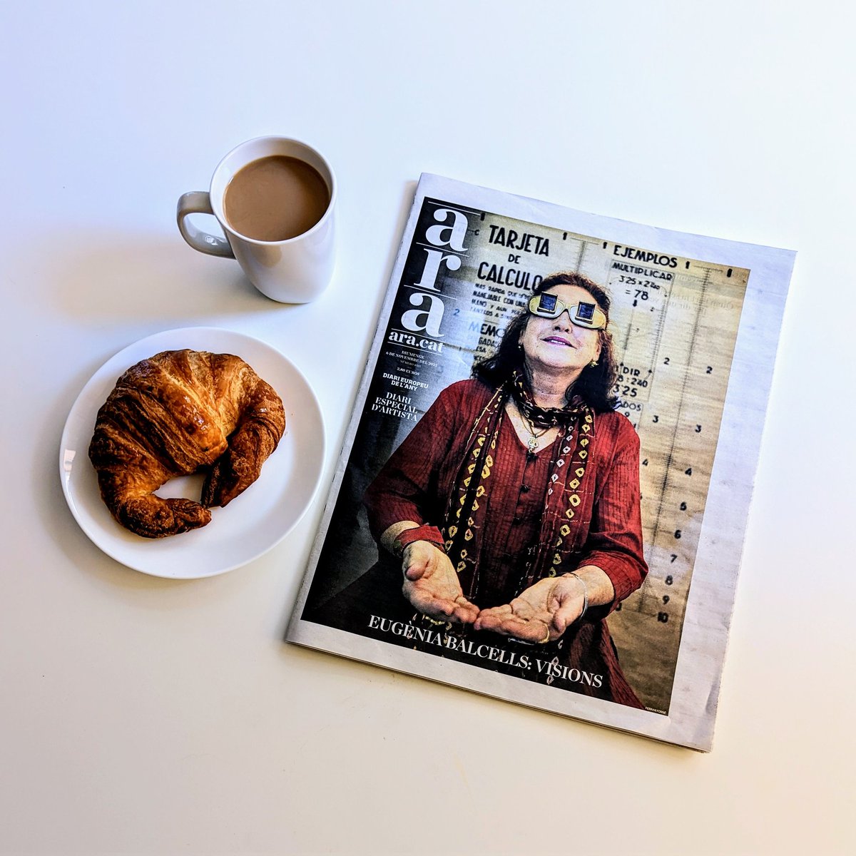 pcasalsd's tweet photo. Avui diumenge, diari espacial d'artista. Eugènia Balcells: Visions. @diariARA #eugeniabalcells #diariespecial
https://t.co/wWrnD7t8zQ https://t.co/osQwodhRMm